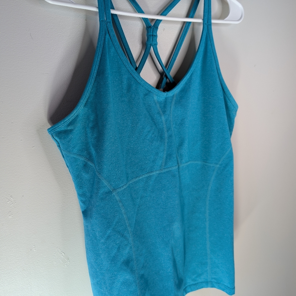 Teal Athleta Athletic Tank Top Size XL - Picture 5 of 9